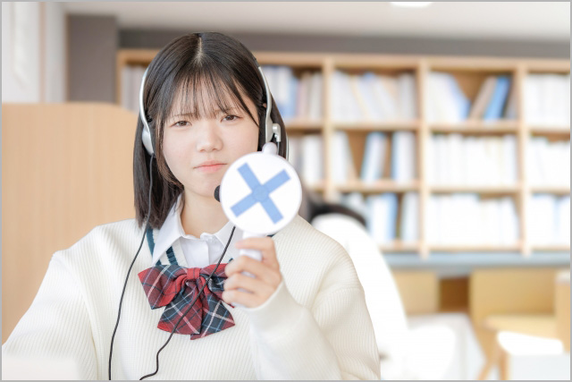 偏差値が上がらなかった女子高生